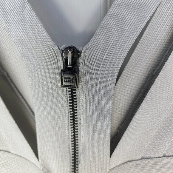 Authentic HERVE LEGER Color Block Bandage Bodycon Dress - Size Small - Picture 6 of 7